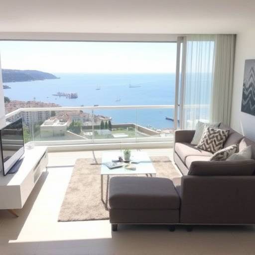 Apartamento moderno con vistas al mar en Salou